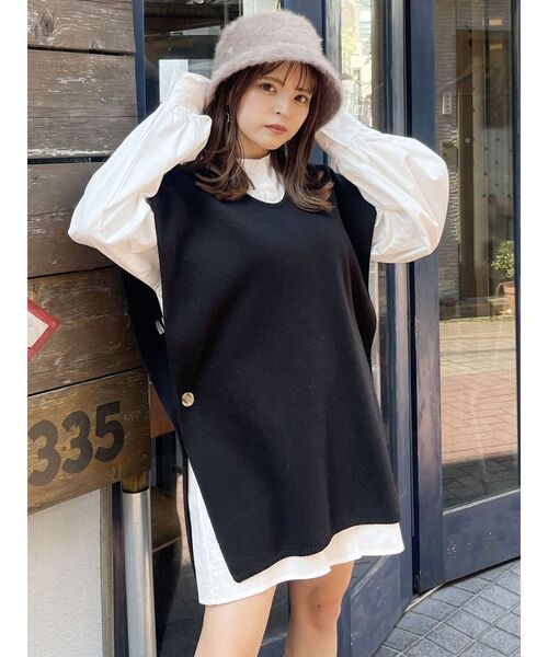 MURUA（ムルーア）の「ファーバケットハット（ハット・レディース・モカ/ブラック/グレー/アイボリー・FREE）」の12枚目の写真