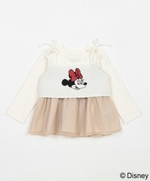 petit main | 【Disney】ニットビスチェ長Tセット(Tシャツ/カットソー)
