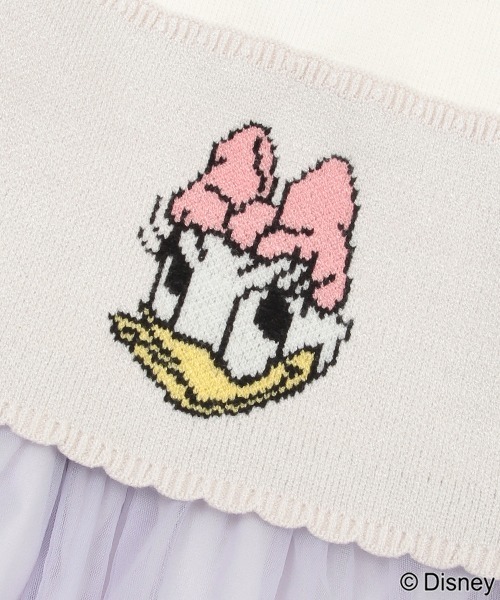 petit main（プティマイン）の「【Disney】ニットビスチェ長Tセット（Tシャツ/カットソー・キッズ・ブラック/ラベンダー/アイボリー・130cm/120cm/110cm/80ｃｍ/90cm/100cm）」の9枚目の写真