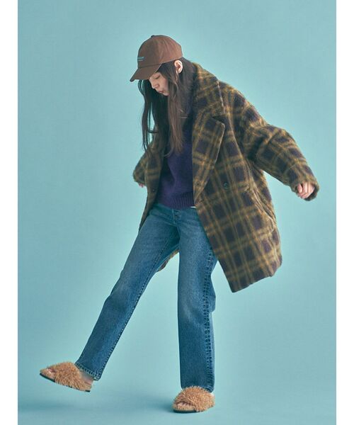 Ungrid（アングリッド）の「エンブロイダリーロゴキャップ（キャップ・レディース・ブラウン/レッド/オフホワイト/グリーン・FREE）」の6枚目の写真