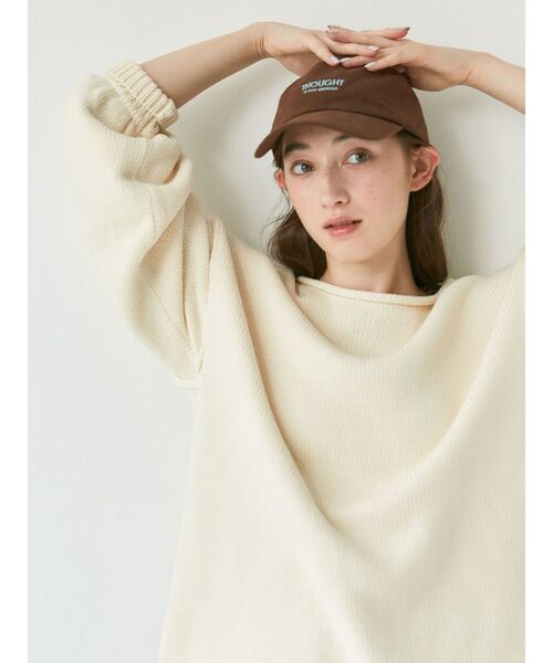 Ungrid（アングリッド）の「エンブロイダリーロゴキャップ（キャップ・レディース・ブラウン/レッド/オフホワイト/グリーン・FREE）」の16枚目の写真