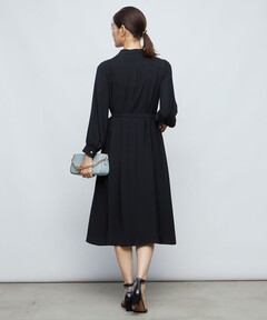 美品✨　エポカ　クリーンストレッチフレアドレス　UVカット　手洗い可　24SS 美品✨ エポカ クリーンストレッチフレアドレス UVカット 手洗い