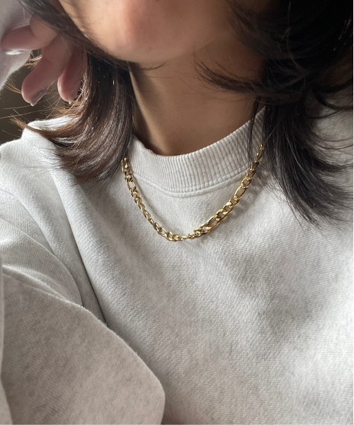 PARKS TOKYO SELECT(パークストウキョウセレクト)の「お肌にやさしい ステンレス/SUS304 男女兼用 キヘイチェーンネックレス(ネックレス・レディース・ゴールド/シルバー・FREE)」の2枚目の写真