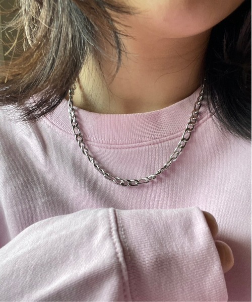 PARKS TOKYO SELECT(パークストウキョウセレクト)の「お肌にやさしい ステンレス/SUS304 男女兼用 キヘイチェーンネックレス(ネックレス・レディース・ゴールド/シルバー・FREE)」の3枚目の写真