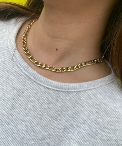 PARKS TOKYO SELECT(パークストウキョウセレクト)の「お肌にやさしい ステンレス/SUS304 男女兼用 キヘイチェーンネックレス(ネックレス・レディース・ゴールド/シルバー・FREE)」の7枚目の写真
