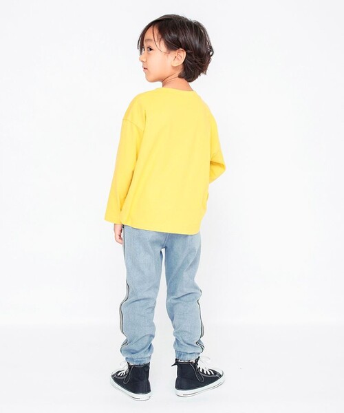 BRANSHES(ブランシェス)の「【サイドライン入り】ジョガーパンツ(その他パンツ・キッズ・ブラック/ブルー/グレー・150/130/120/90/110/140/160/100)」の6枚目の写真