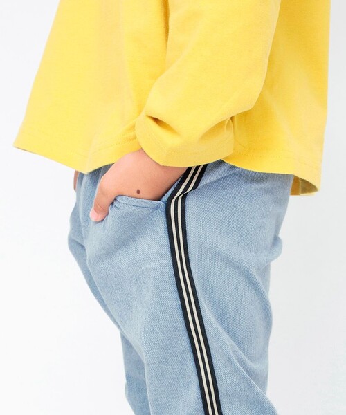 BRANSHES(ブランシェス)の「【サイドライン入り】ジョガーパンツ(その他パンツ・キッズ・ブラック/ブルー/グレー・150/130/120/90/110/140/160/100)」の10枚目の写真