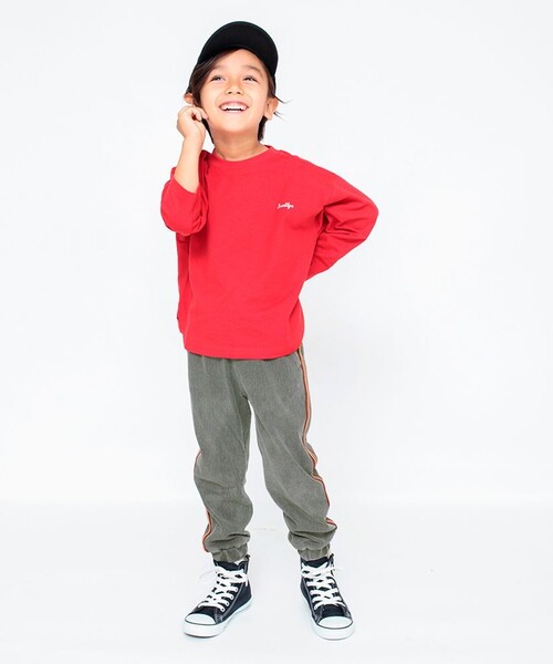 BRANSHES(ブランシェス)の「【サイドライン入り】ジョガーパンツ(その他パンツ・キッズ・ブラック/ブルー/グレー・150/130/120/90/110/140/160/100)」の17枚目の写真