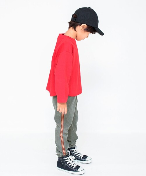 BRANSHES(ブランシェス)の「【サイドライン入り】ジョガーパンツ(その他パンツ・キッズ・ブラック/ブルー/グレー・150/130/120/90/110/140/160/100)」の19枚目の写真