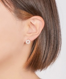 【itam】アイタム/ ビジューセラミックポストピアス/金属アレルギー対応