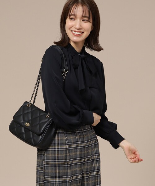 DRESKIP（ドレスキップ）の「◆【イージーケア/２WAY】ボウタイブラウス（シャツ/ブラウス・レディース・ブラック/ライトグレー/ベージュ系その他3/オフホワイト・02/04/03）」の19枚目の写真