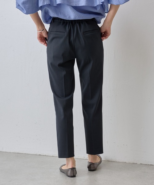 BEARDSLEY（ビアズリー）の「《LIVETART》 テーパードスリムパンツ（スラックス・レディース・ネイビー/ブラック・1/2）」の19枚目の写真