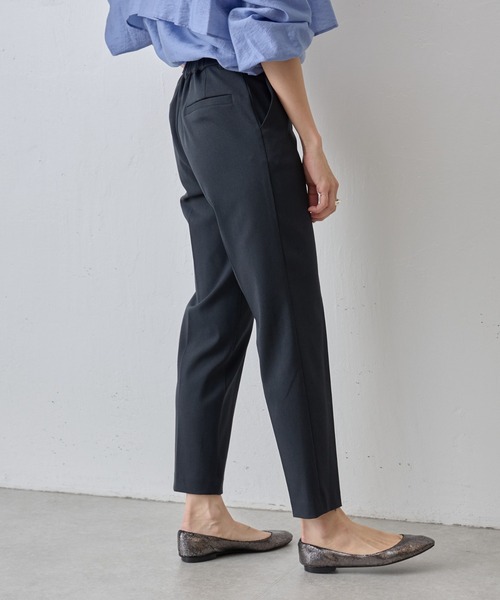 BEARDSLEY（ビアズリー）の「《LIVETART》 テーパードスリムパンツ（スラックス・レディース・ネイビー/ブラック・1/2）」の20枚目の写真