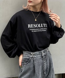 シンプルロゴロングTシャツ