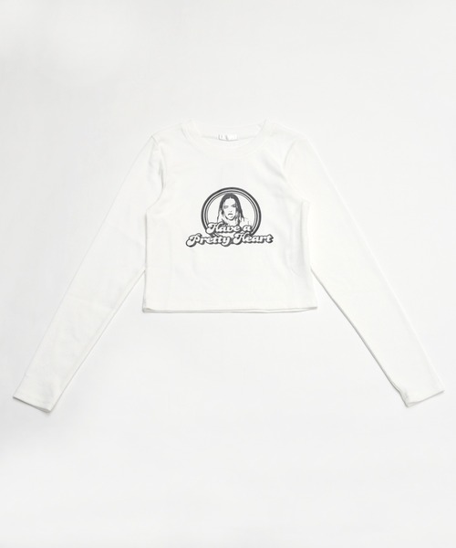 ARCHIVER(アーカイバ)の「【Bz】サークルgirlリブチビロンT/プリント長袖Tシャツ(RZ)(Tシャツ/カットソー・レディース・モカ/ブラック/オフホワイト/ベージュ/ベージュ系その他/ブラック系その他/アイボリー/カーキ・FREE)」の17枚目の写真