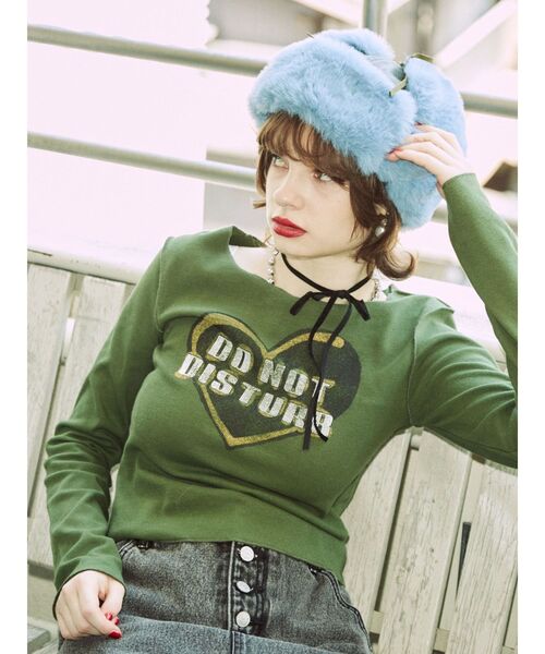 jouetie(ジュエティ)の「フライトファーキャップ(キャップ・レディース・カーキ/ブラック・FREE)」の9枚目の写真