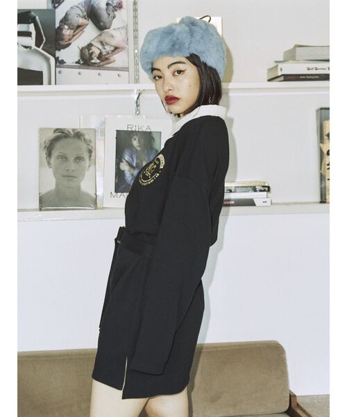 jouetie(ジュエティ)の「フライトファーキャップ(キャップ・レディース・カーキ/ブラック・FREE)」の14枚目の写真