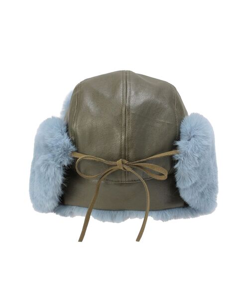 jouetie(ジュエティ)の「フライトファーキャップ(キャップ・レディース・カーキ/ブラック・FREE)」の18枚目の写真