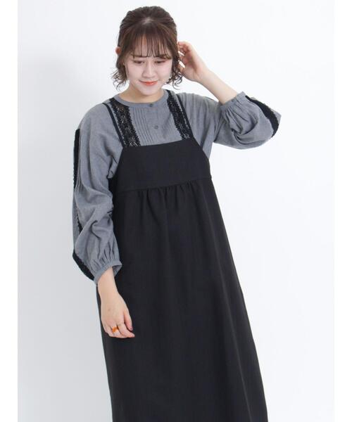 Samansa Mos2（サマンサ モスモス）の「【UVカット加工】繊細な大人のレースブラウス（シャツ/ブラウス・レディース・パープル/キナリ/グレー・F）」の18枚目の写真