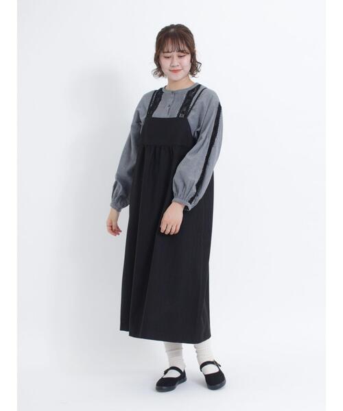 Samansa Mos2（サマンサ モスモス）の「【UVカット加工】繊細な大人のレースブラウス（シャツ/ブラウス・レディース・パープル/キナリ/グレー・F）」の21枚目の写真