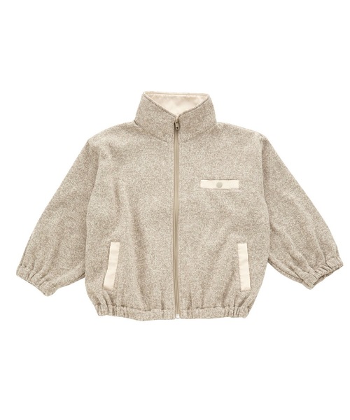 Ocean&Ground（オーシャン&グラウンド）の「ニットフリースワイドZIP-UP（90～140cm）（その他アウター・キッズ・オリーブ/グレー/マスタード・100/110/120/130/140/90）」の13枚目の写真