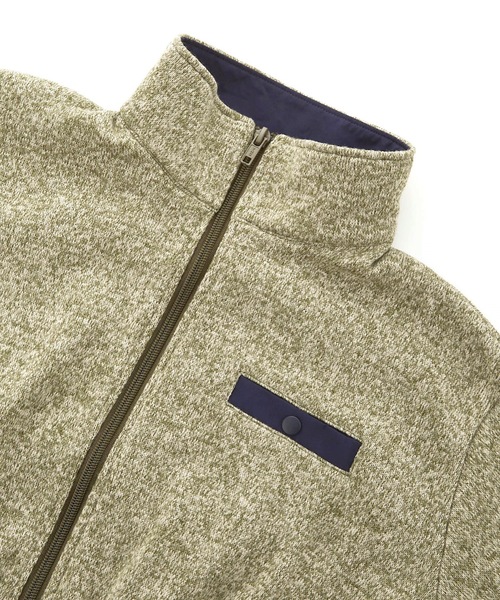 Ocean&Ground（オーシャン&グラウンド）の「ニットフリースワイドZIP-UP（90～140cm）（その他アウター・キッズ・オリーブ/グレー/マスタード・100/110/120/130/140/90）」の11枚目の写真