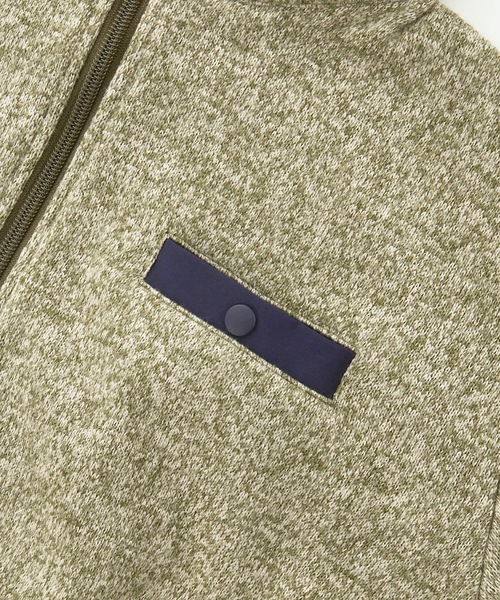Ocean&Ground（オーシャン&グラウンド）の「ニットフリースワイドZIP-UP（90～140cm）（その他アウター・キッズ・オリーブ/グレー/マスタード・100/110/120/130/140/90）」の20枚目の写真
