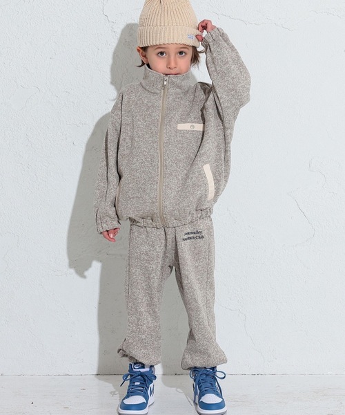 Ocean&Ground（オーシャン&グラウンド）の「ニットフリースワイドZIP-UP（90～140cm）（その他アウター・キッズ・オリーブ/グレー/マスタード・100/110/120/130/140/90）」の15枚目の写真