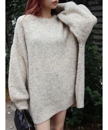 EVRIS | ウールミックスルーズニットトップス(ニット/セーター)