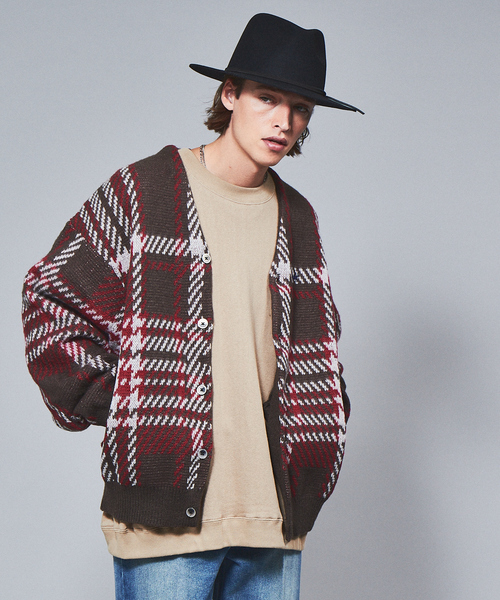 BEVERLY HILLS POLO CLUB（ビバリーヒルズポロクラブ）の「【BEVERLY HILLS POLO CLUB / ビバリーヒルズポロクラブ】 モヘアライクシャギーニットルーズカーディガン（カーディガン/ボレロ・メンズ・ブラック/ベージュ/ブラウン/サックスブルー/グリーン/マスタード/ラベンダー・M/L/XL）」の3枚目の写真