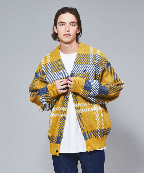 BEVERLY HILLS POLO CLUB（ビバリーヒルズポロクラブ）の「【BEVERLY HILLS POLO CLUB / ビバリーヒルズポロクラブ】 モヘアライクシャギーニットルーズカーディガン（カーディガン/ボレロ・メンズ・ブラック/ベージュ/ブラウン/サックスブルー/グリーン/マスタード/ラベンダー・M/L/XL）」の7枚目の写真