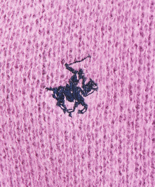 BEVERLY HILLS POLO CLUB（ビバリーヒルズポロクラブ）の「【BEVERLY HILLS POLO CLUB / ビバリーヒルズポロクラブ】 モヘアライクシャギーニットルーズカーディガン（カーディガン/ボレロ・メンズ・ブラック/ベージュ/ブラウン/サックスブルー/グリーン/マスタード/ラベンダー・M/L/XL）」の15枚目の写真