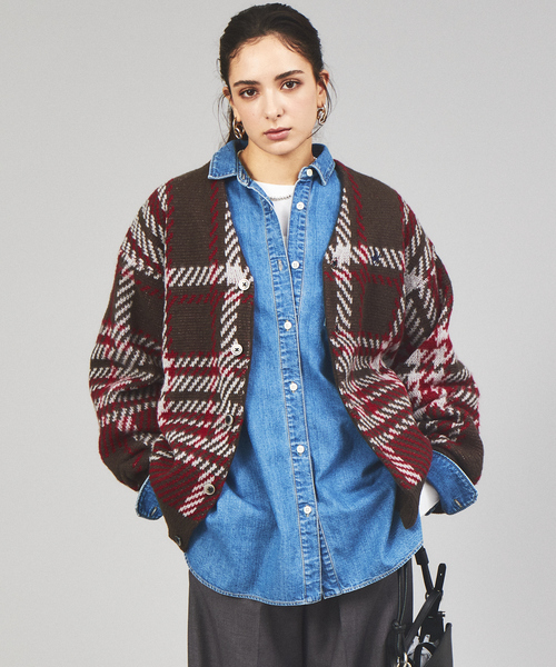 BEVERLY HILLS POLO CLUB（ビバリーヒルズポロクラブ）の「【BEVERLY HILLS POLO CLUB / ビバリーヒルズポロクラブ】 モヘアライクシャギーニットルーズカーディガン（カーディガン/ボレロ・メンズ・ブラック/ベージュ/ブラウン/サックスブルー/グリーン/マスタード/ラベンダー・M/L/XL）」の22枚目の写真