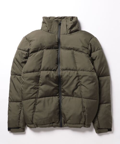 BAYBLO（ベイブロ）の「(YO)【ユニセックス】2WAY 中綿 パデット フード ジャケット（ダウンジャケット/コート・メンズ・ブラック/カーキ/ベージュ/ホワイト・MEDIUM/LARGE/X-LARGE）」の7枚目の写真