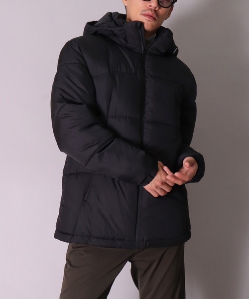 BAYBLO（ベイブロ）の「(YO)【ユニセックス】2WAY 中綿 パデット フード ジャケット（ダウンジャケット/コート・メンズ・ブラック/カーキ/ベージュ/ホワイト・MEDIUM/LARGE/X-LARGE）」の3枚目の写真