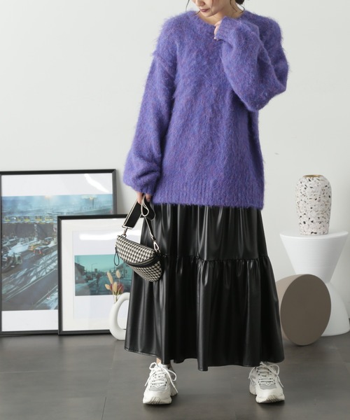 FREE'S MART(フリーズマート)の「◆【低身長サイズ/Sシリーズ】合皮ティアードスカート(スカート・レディース・ベージュ/ブラック・SMALL/X-SMALL/MEDIUM)」の19枚目の写真