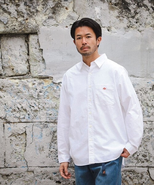 DANTON（ダントン）の「DANTON × BEAMS / 別注 オックスフォード シャツ（シャツ/ブラウス・メンズ・サックスブルー/グレー/ホワイト・42/40/38/44）」の2枚目の写真