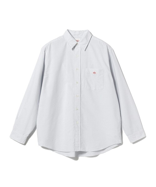 DANTON（ダントン）の「DANTON × BEAMS / 別注 オックスフォード シャツ（シャツ/ブラウス・メンズ・サックスブルー/グレー/ホワイト・42/40/38/44）」の7枚目の写真