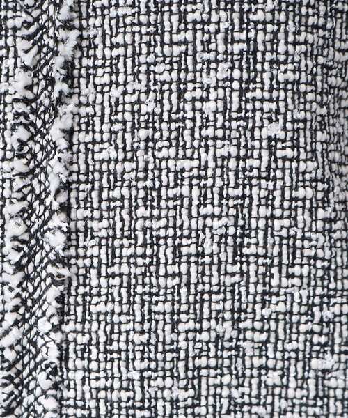 index(インデックス)の「◆≪通勤・セレモニー/セットアップ対応≫ ツイードノーカラージャケット【洗える】(ノーカラージャケット・レディース・ネイビー/ナチュラル/ブラック系3・40/42/38/36)」の15枚目の写真