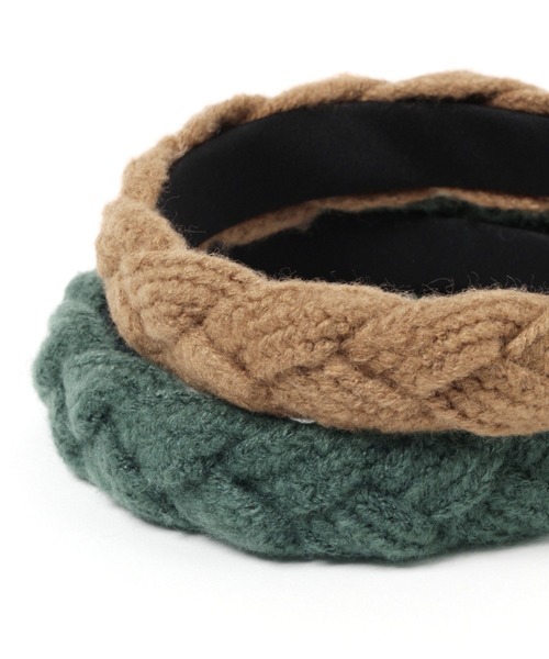 niko and...（ニコアンド）の「ニットカチューシャ（カチューシャ・レディース・ブラック/ライトブラウン/グリーン・0）」の8枚目の写真