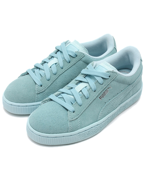 PUMA(プーマ)の「プーマスウェードキッズ (KIDS)(スニーカー・キッズ・ブラック/ブルー・17.0cm/13cm/16.0cm/19.0cm/14cm/15.0cm/21.0cm/18.0cm/20.0cm/12cm)」の1枚目の写真