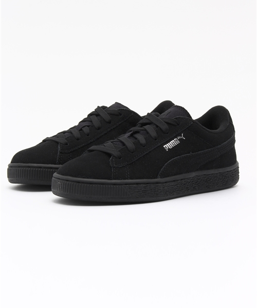 PUMA(プーマ)の「プーマスウェードキッズ (KIDS)(スニーカー・キッズ・ブラック/ブルー・17.0cm/13cm/16.0cm/19.0cm/14cm/15.0cm/21.0cm/18.0cm/20.0cm/12cm)」の2枚目の写真