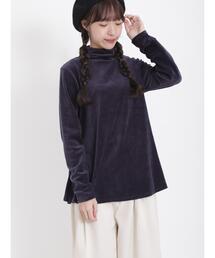 Samansa Mos2 | ベロアタートルネックフレアカットソー(Tシャツ/カットソー)