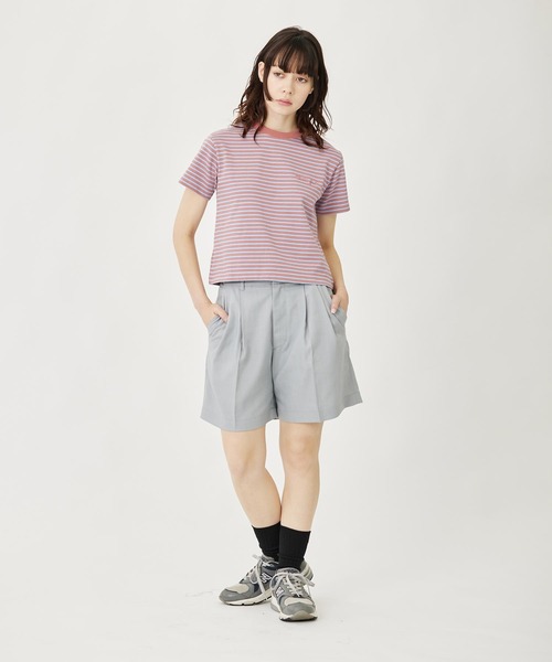 MILKFED.（ミルクフェド）の「STRIPED S/S TOP（Tシャツ/カットソー・レディース・レッド/ピンク/パープル・ONE SIZE）」の7枚目の写真