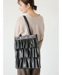 Te chichi TERRASSE | ティアードフリルトートバッグ(ハンドバッグ)