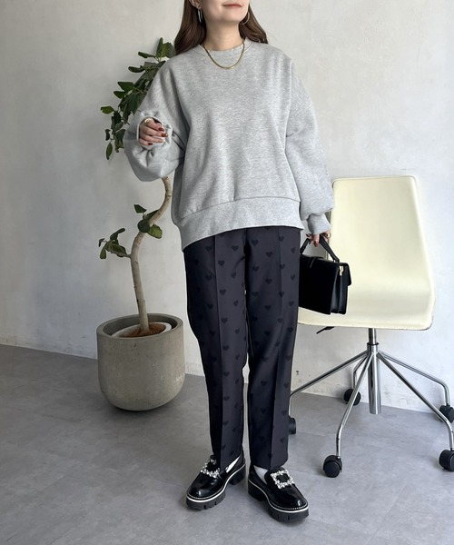 prose verse（プロズヴェール）の「裏起毛バックテールボリュームスリーブスウェット（スウェット・レディース・グレー/ネイビー/ピンク・MEDIUM）」の15枚目の写真