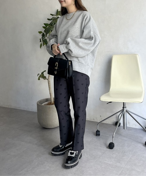 prose verse（プロズヴェール）の「裏起毛バックテールボリュームスリーブスウェット（スウェット・レディース・グレー/ネイビー/ピンク・MEDIUM）」の16枚目の写真