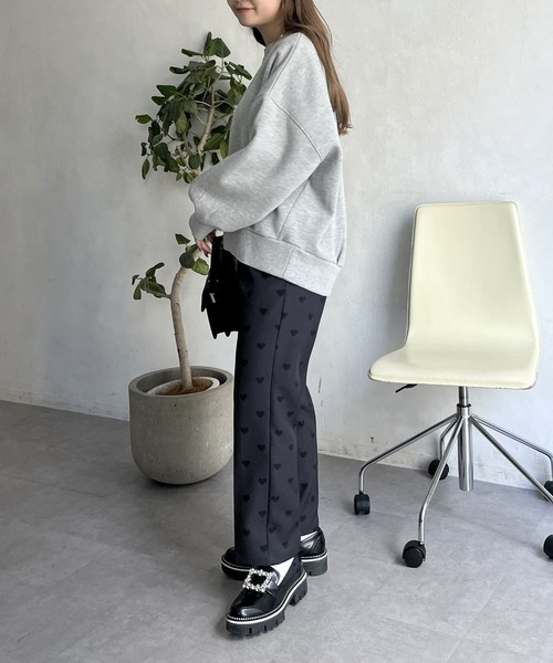 prose verse（プロズヴェール）の「裏起毛バックテールボリュームスリーブスウェット（スウェット・レディース・グレー/ネイビー/ピンク・MEDIUM）」の17枚目の写真