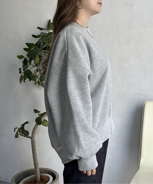 prose verse（プロズヴェール）の「裏起毛バックテールボリュームスリーブスウェット（スウェット・レディース・グレー/ネイビー/ピンク・MEDIUM）」の19枚目の写真