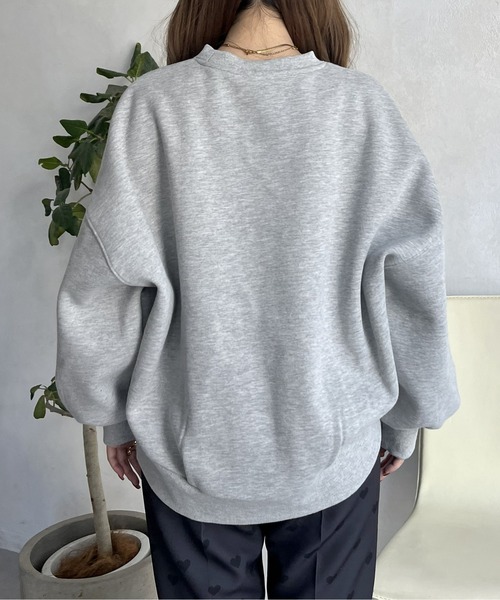 prose verse（プロズヴェール）の「裏起毛バックテールボリュームスリーブスウェット（スウェット・レディース・グレー/ネイビー/ピンク・MEDIUM）」の20枚目の写真